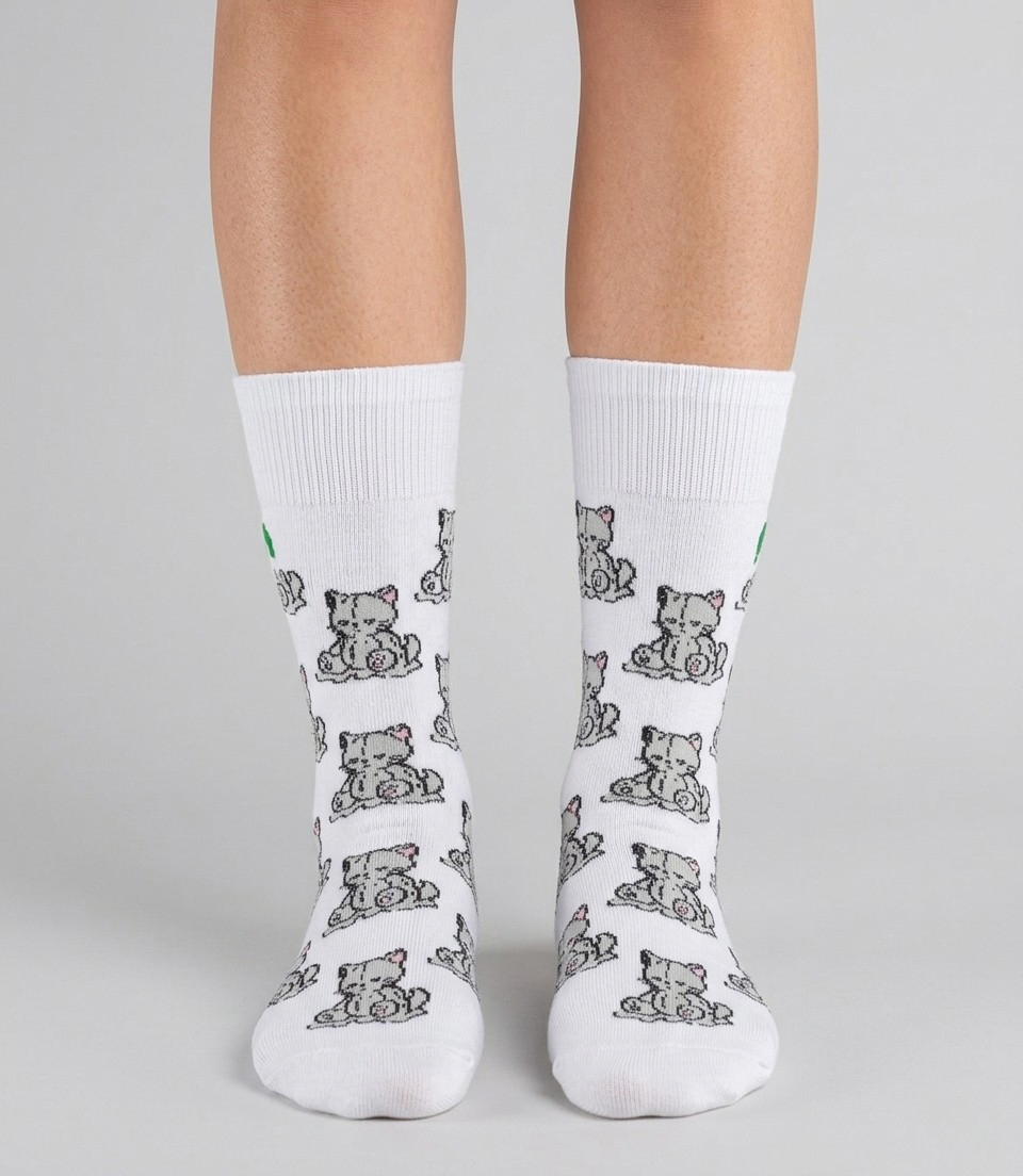 Angry Kitty Socks