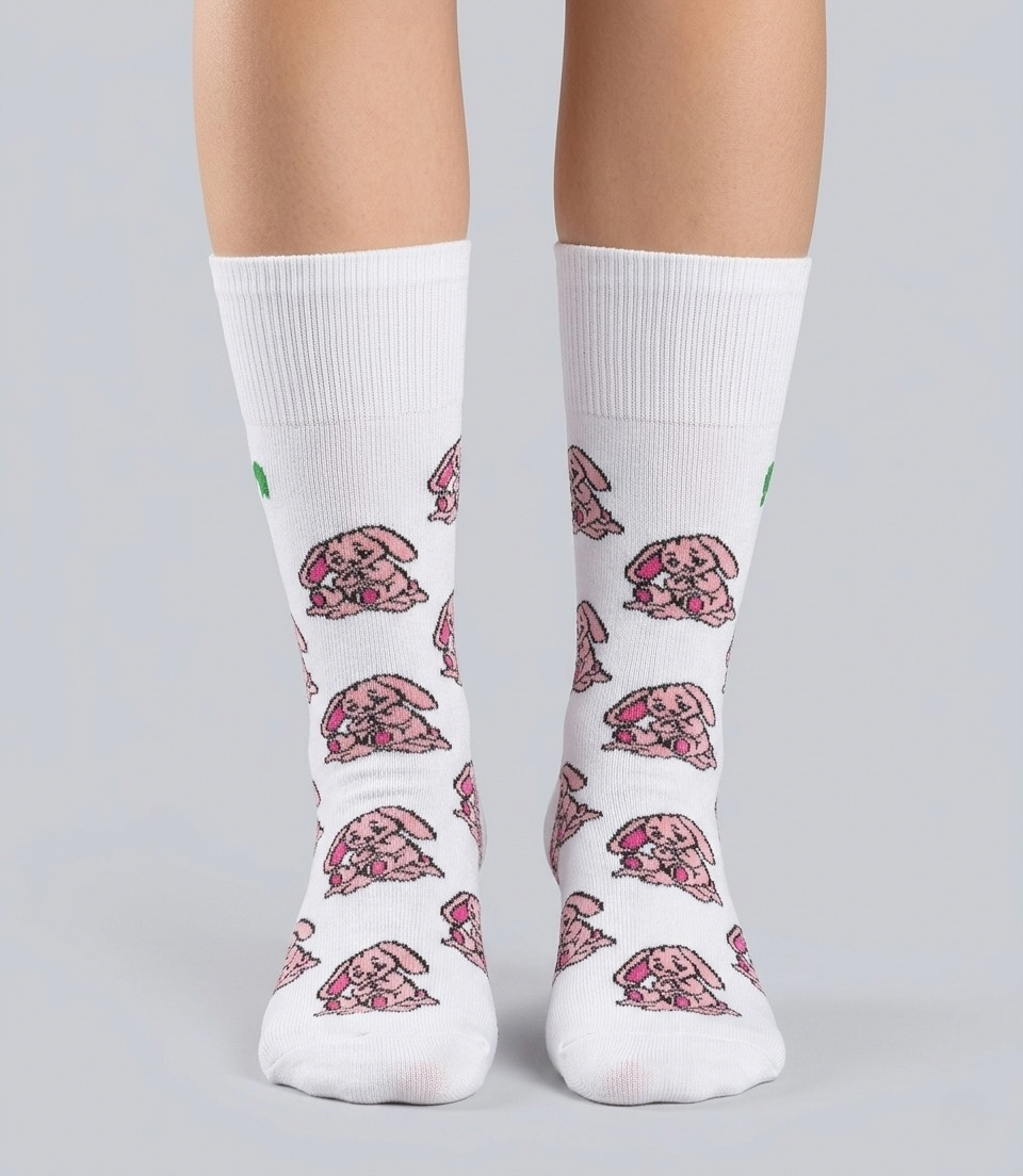 Anxious Bunny Socks
