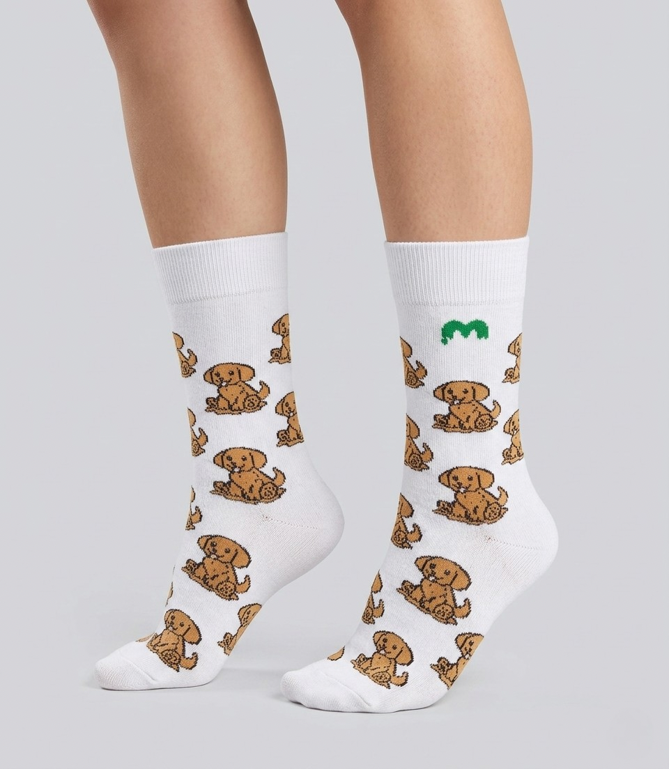 Happy Puppy Socks