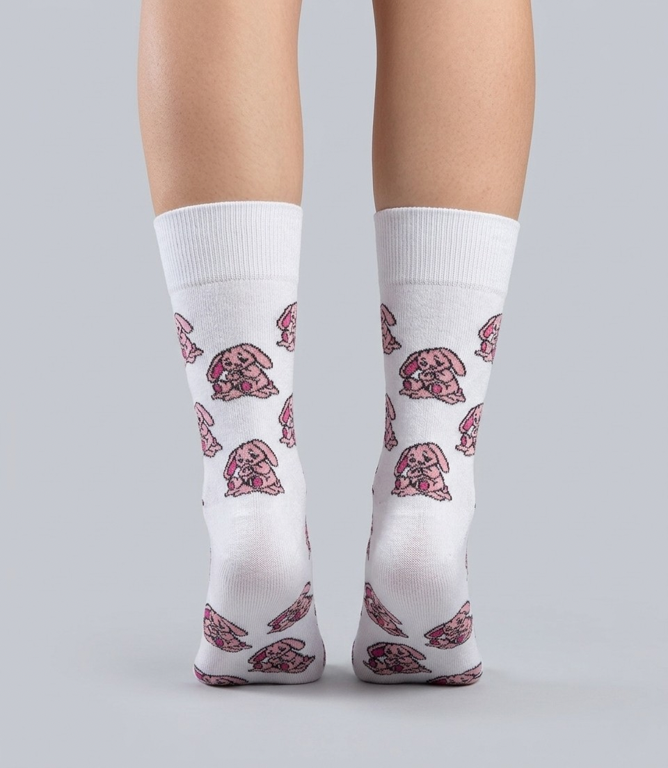 Anxious Bunny Socks