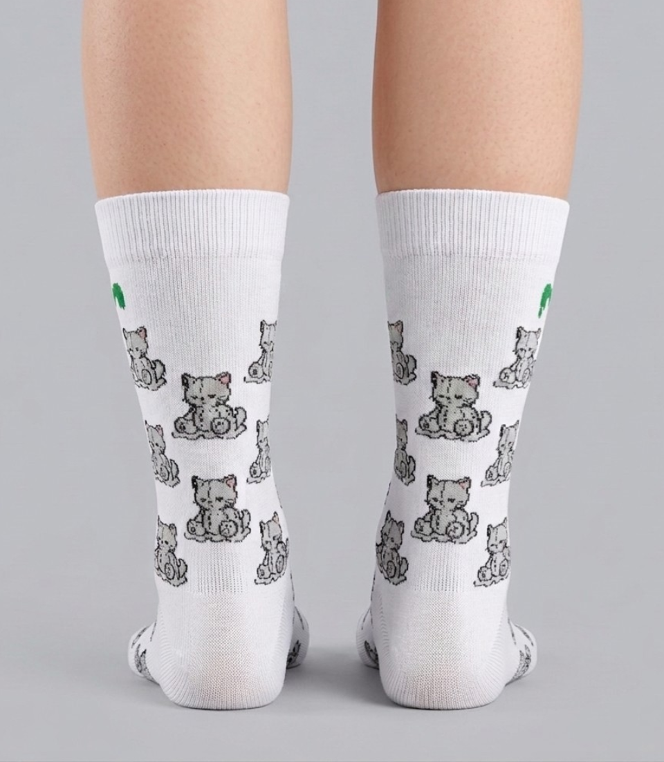 Angry Kitty Socks